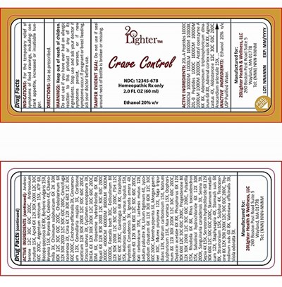 Label (20lighter Crave Control Label)